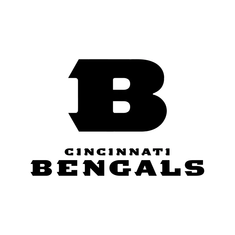 Cincinnati Bengals - B - Vinyl Decal - Custom Size