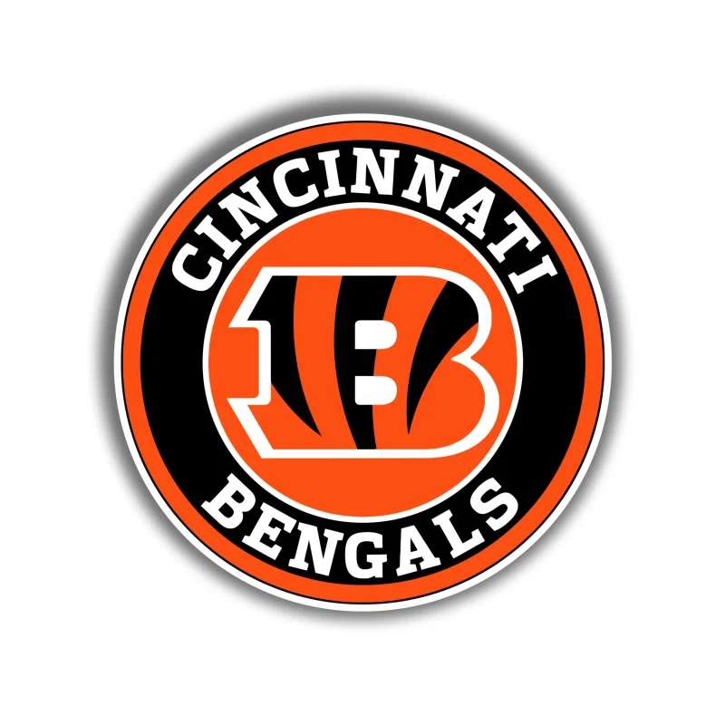 Cincinnati Bengals - Circle With B - Temporary Tattoo