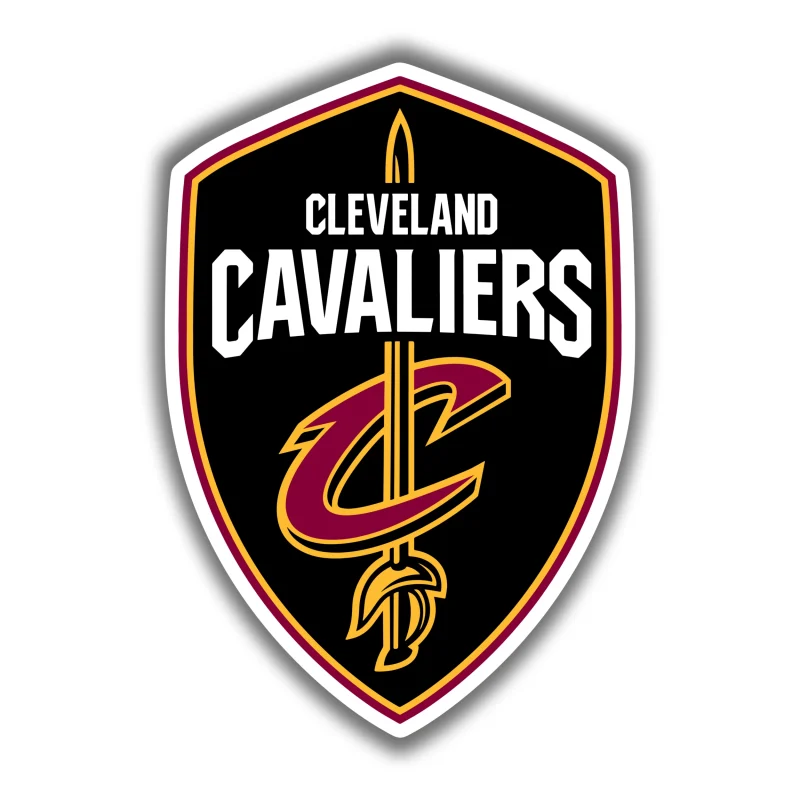 Cleveland Cavaliers - Shield With Name - Iron On DTF Transfer - Custom Size