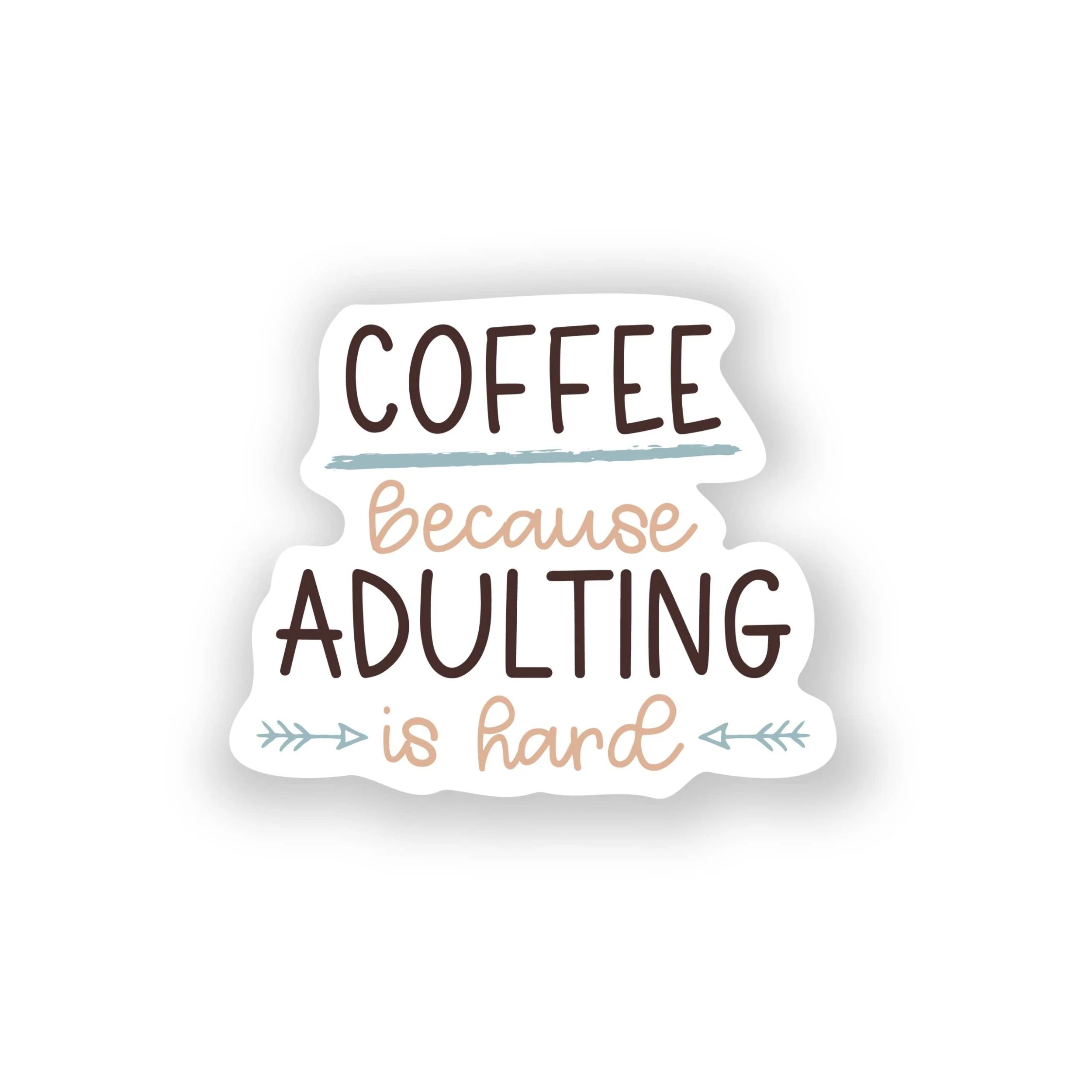 Coffee Full Color Vinyl Decal - Custom Size