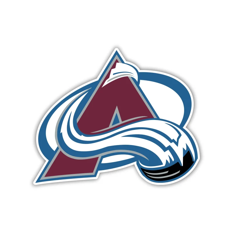 Colorado Avalanche - A With Oval - Iron On DTF Transfer - Custom Size