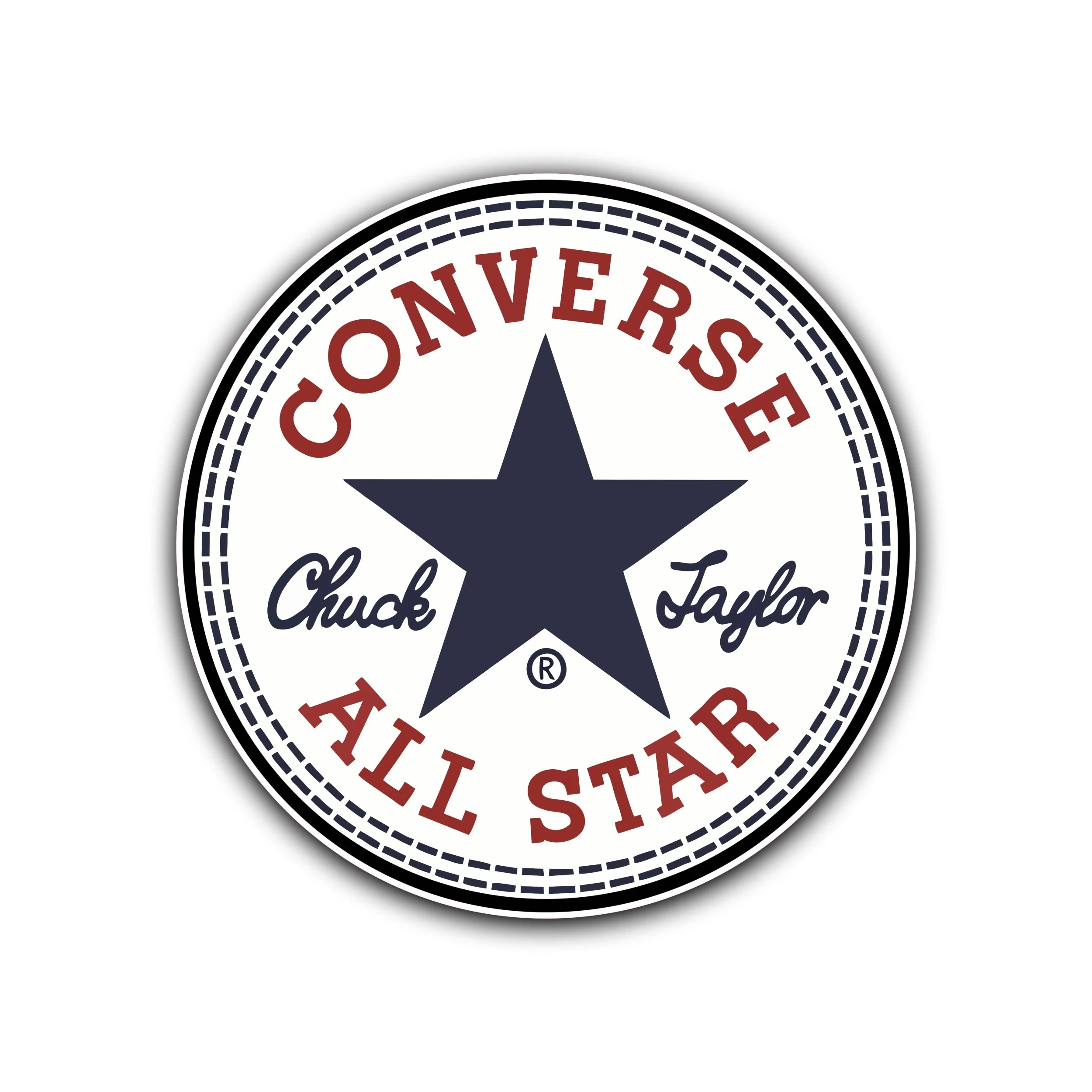 Converse Full Color Vinyl Decal - Custom Size