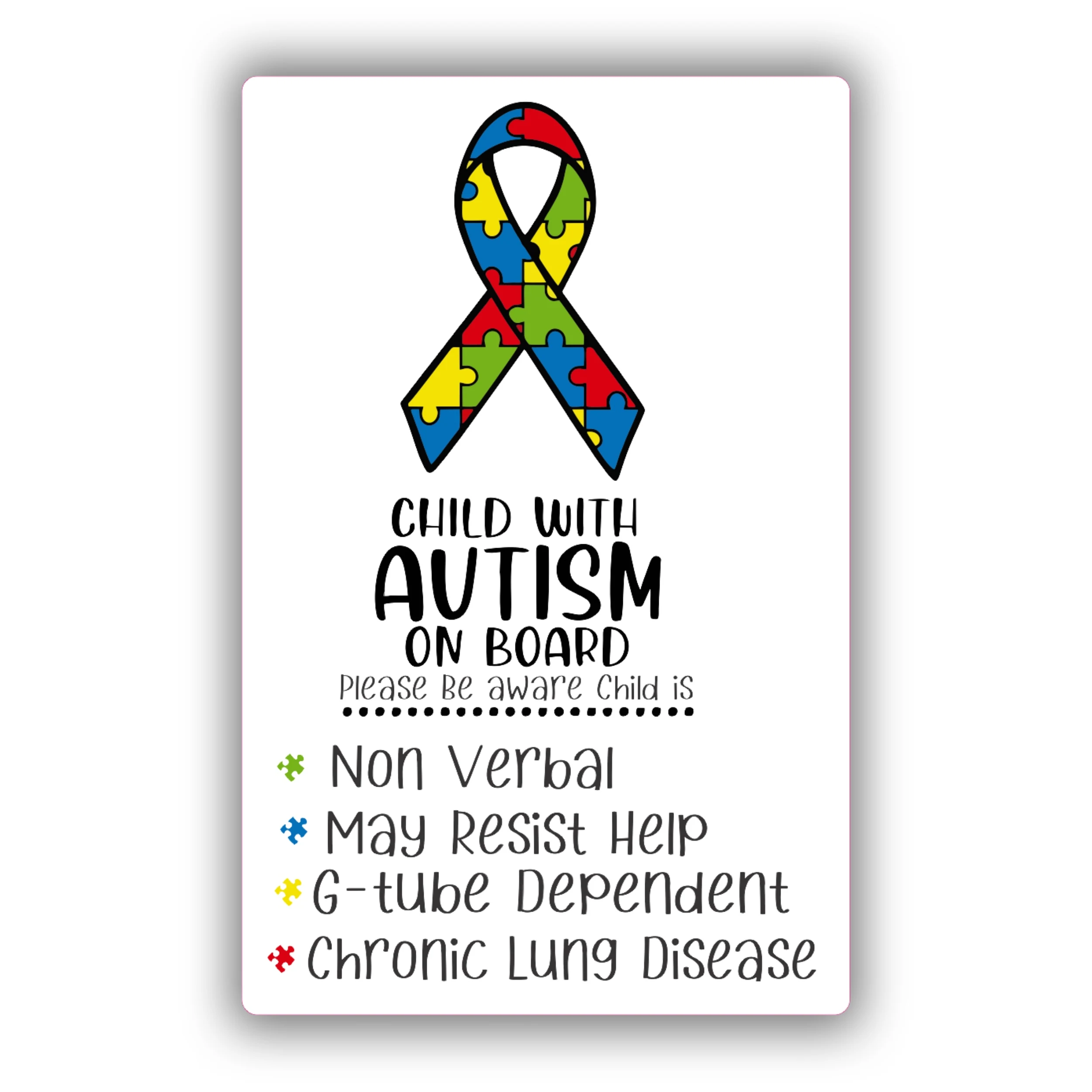 Custom for Jessica - Full Color Vinyl Decal - Custom Size