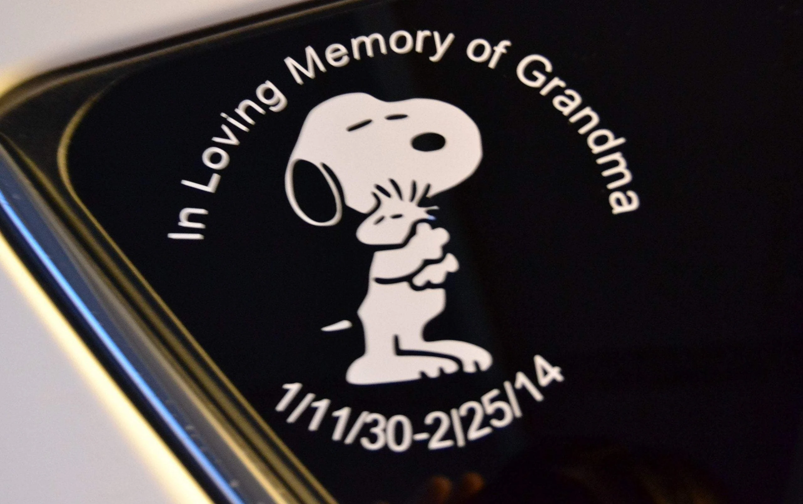 Custom Vinyl In Memory of Vinyl Decal
