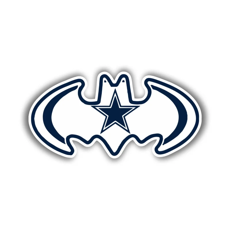 Dallas Cowboys - Batman - Iron On DTF Transfer - Custom Size