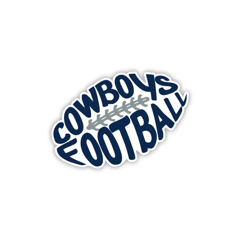 Dallas Cowboys - Football - Full Color Vinyl Sticker - Custom Size