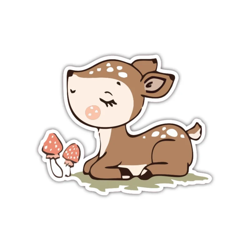 Deer - Iron On DTF Transfer - Custom Size