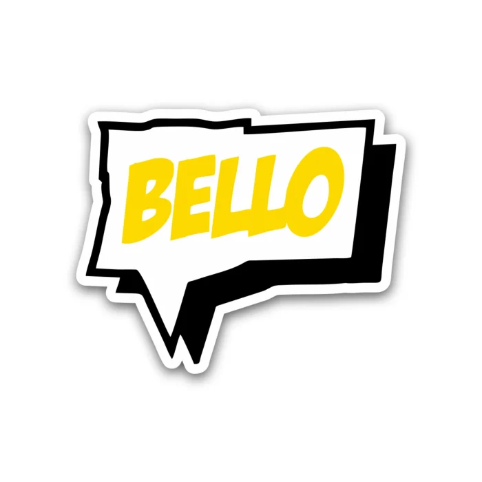 Despicable Me – Bello – Full Color Vinyl Sticker – Custom Size – Sports ...