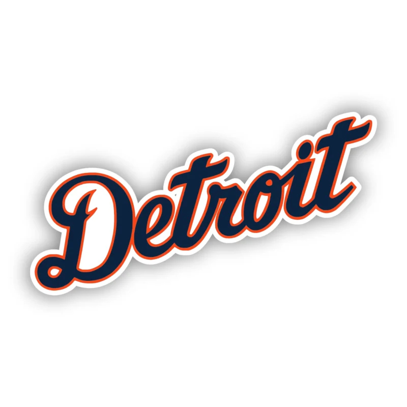 Detroit Tigers - Detroit - Temporary Tattoo