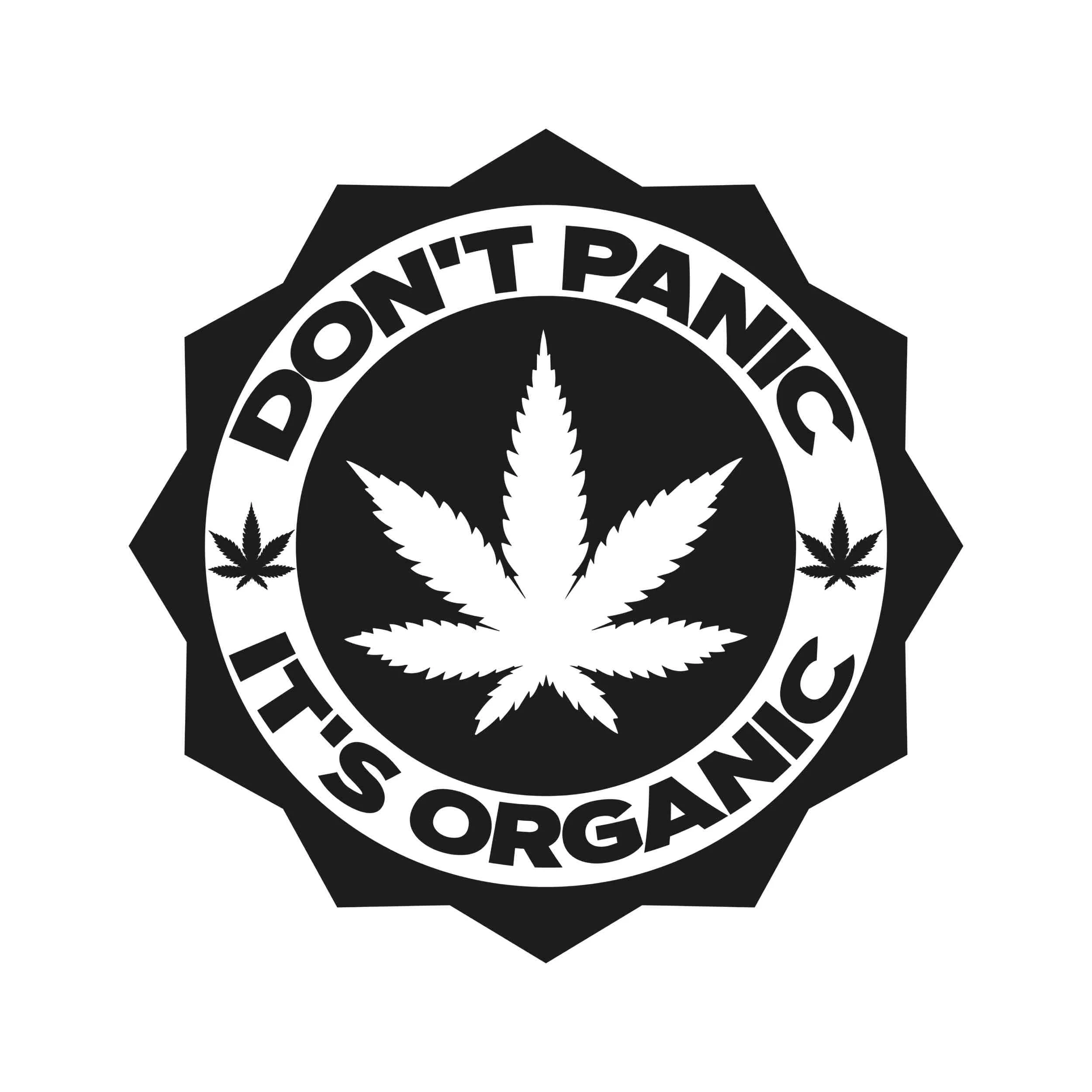 Don't Panic It's Organic - Iron On DTF Transfer - Custom Size