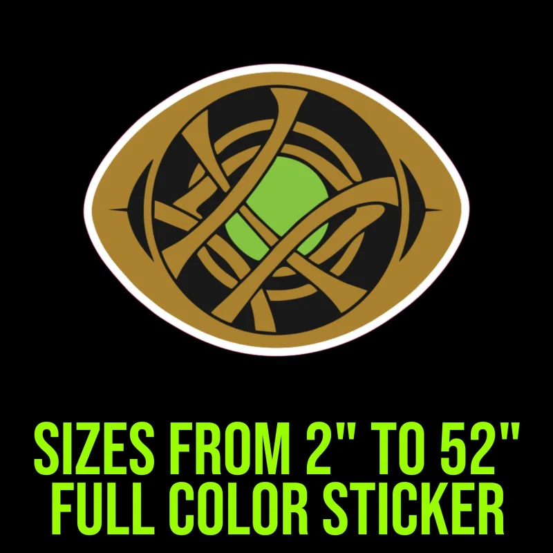 Dr Strange - Full Color Vinyl Sticker - Custom Size