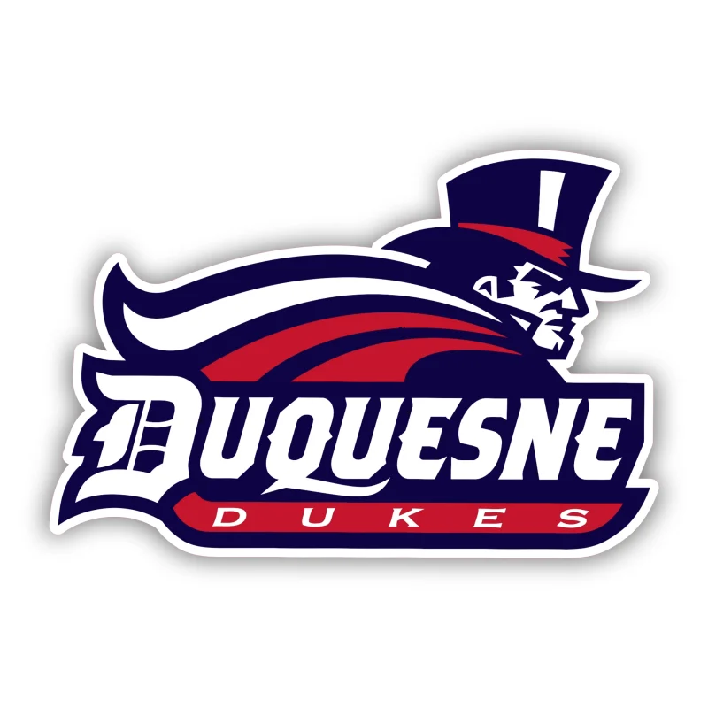Duquesne Dukes - Full Color Vinyl Decal - Custom Size