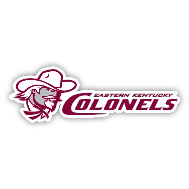 Eastern Kentucky Colonels - Full Color Vinyl Decal - Custom Size