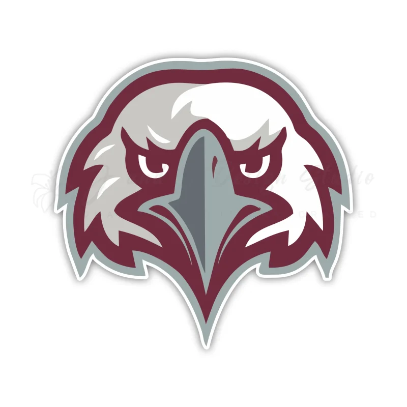 Eastern University - Eagle Head - Full Color Vinyl Decal