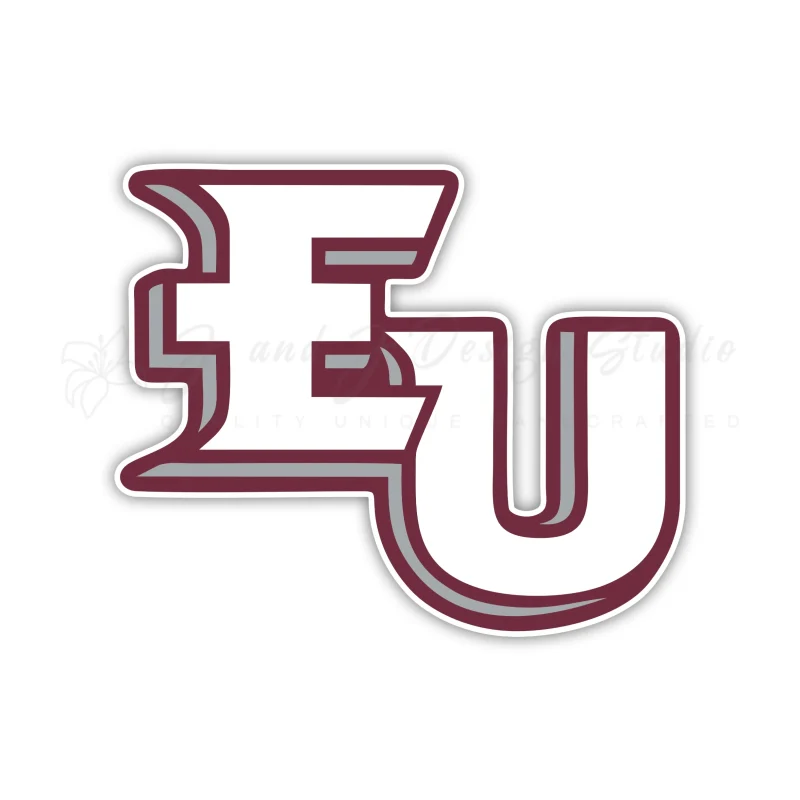 Eastern University Eagles - EU- Full Color Vinyl Decal