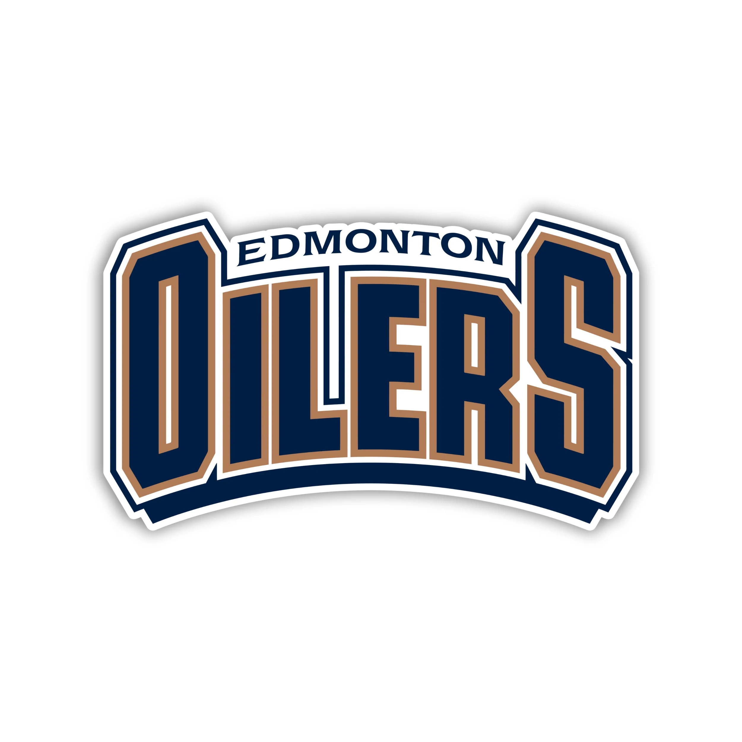 Edmonton Oilers - Blue Name - Iron On DTF Transfer - Custom Size