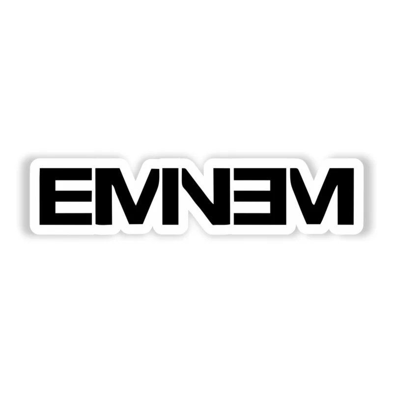 Eminem - Name 2 - Full Color Vinyl Sticker - Custom Size
