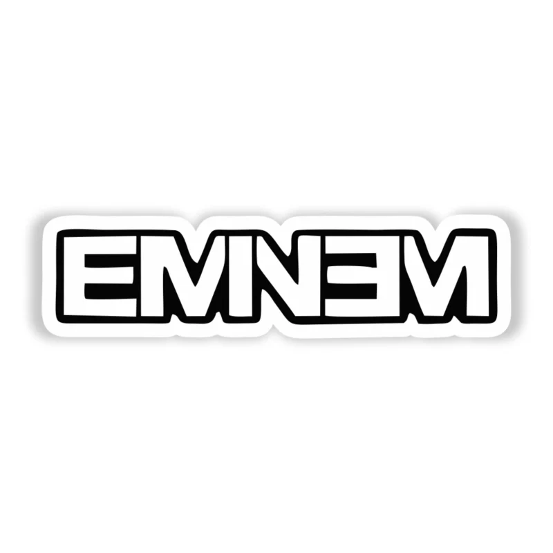 Eminem - Name 3 - Full Color Vinyl Sticker - Custom Size