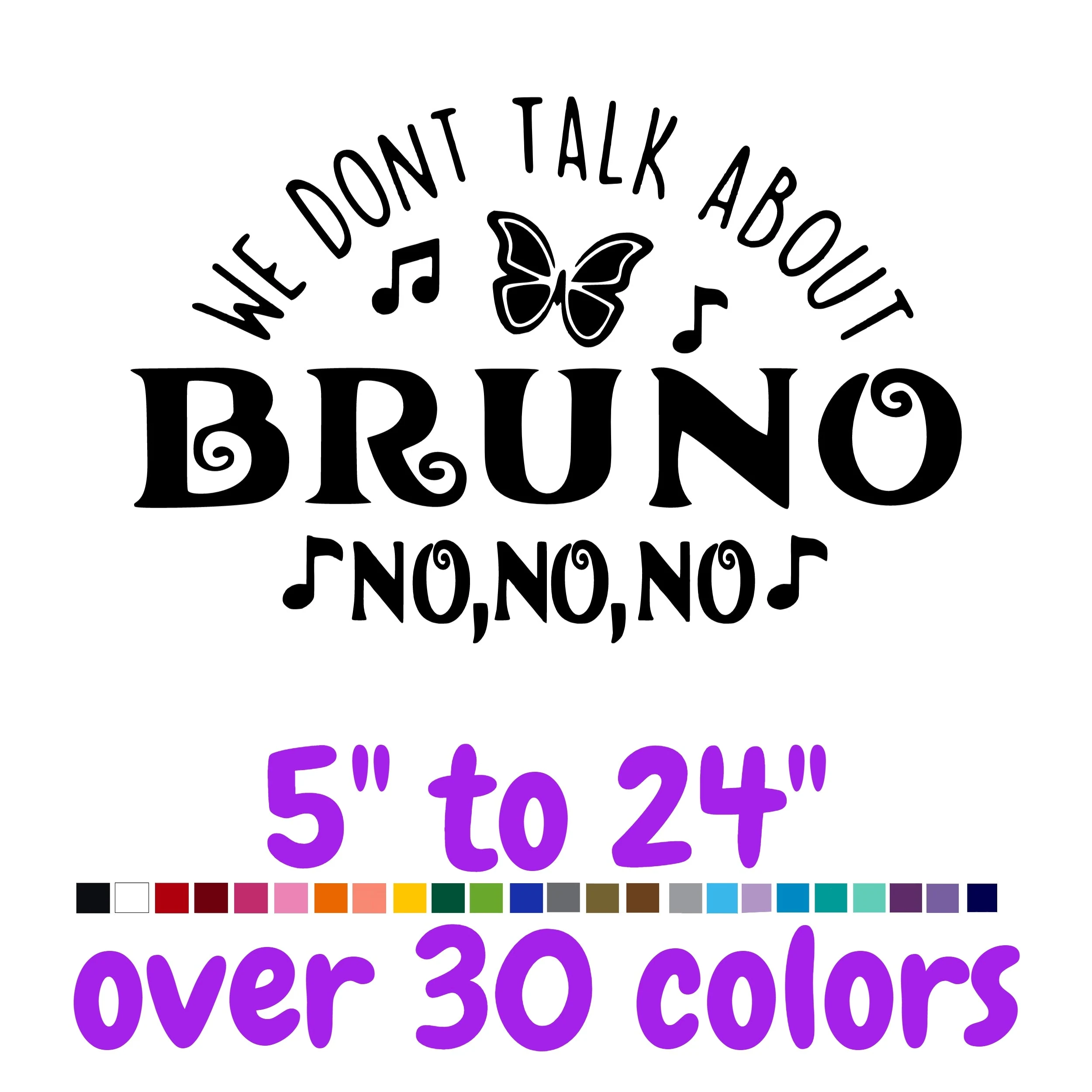 Encanto Vinyl Decal - Custom Size