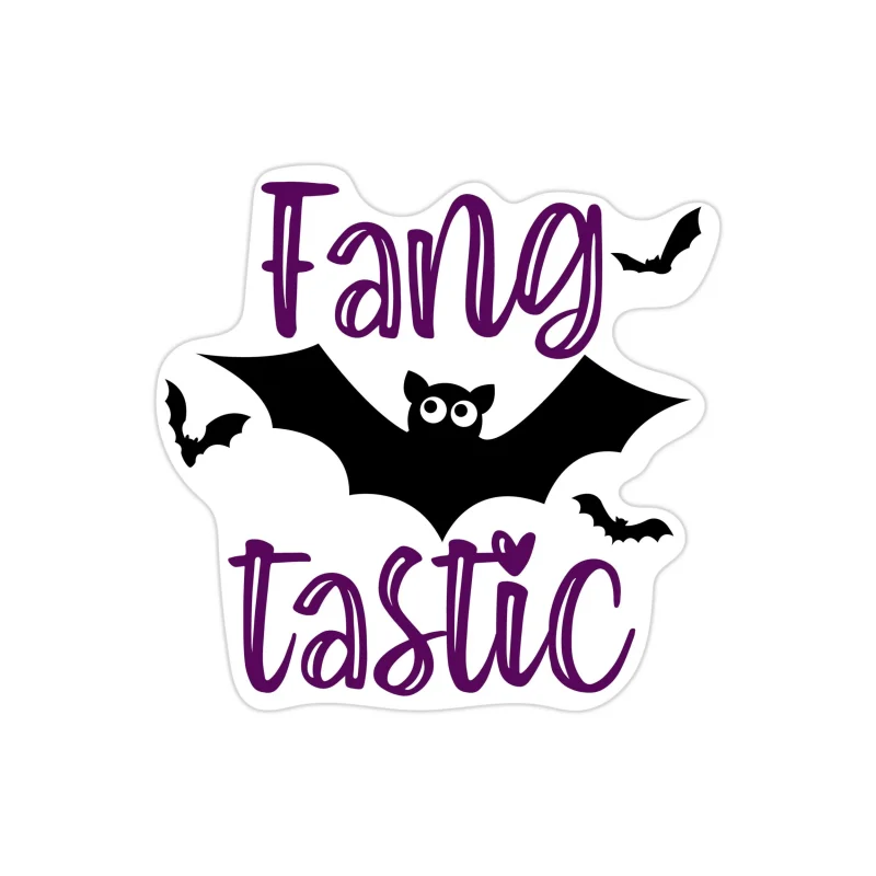 Fang-tastic Full Color Vinyl Decal - Custom Size