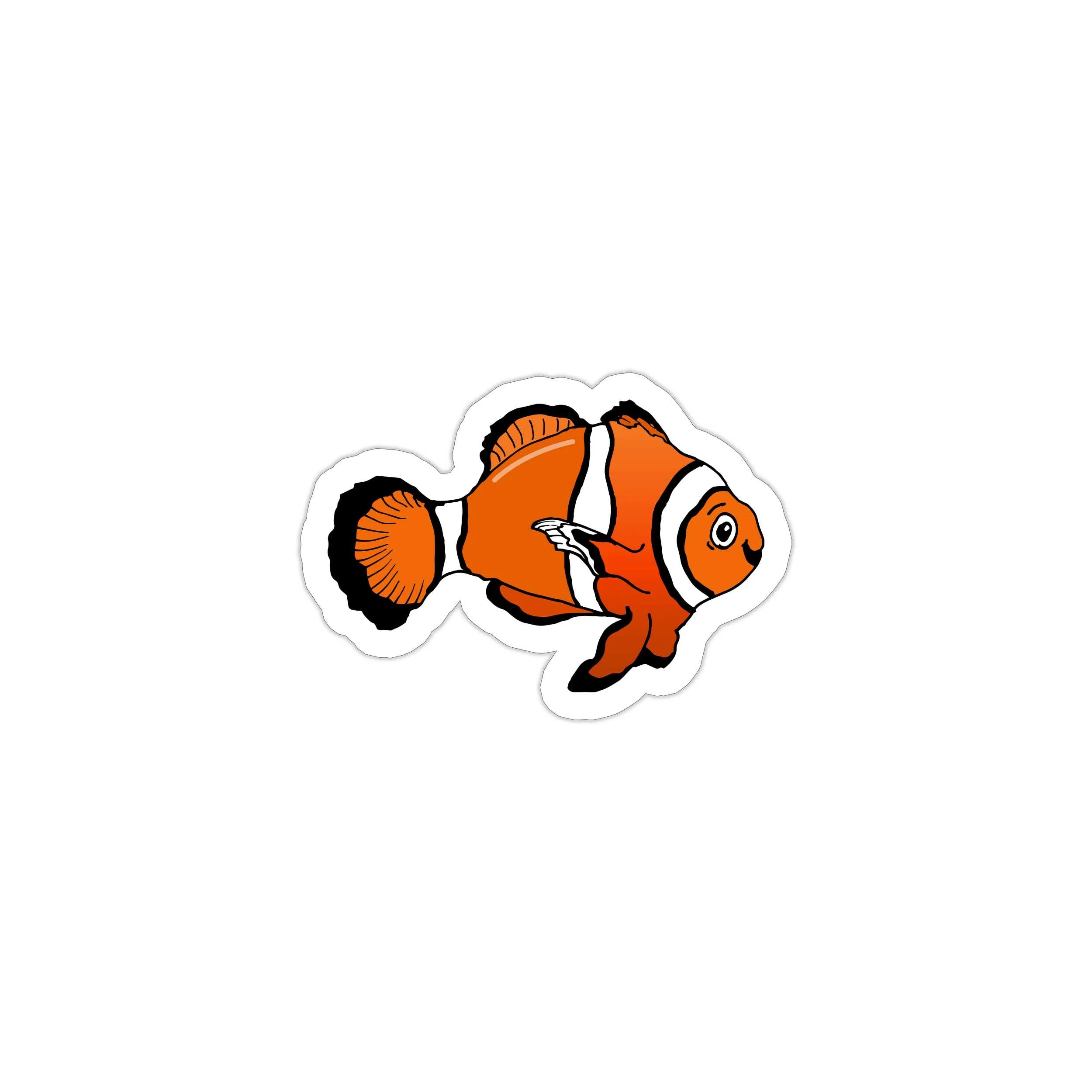 Fish Full Color Vinyl Sticker - Custom Size