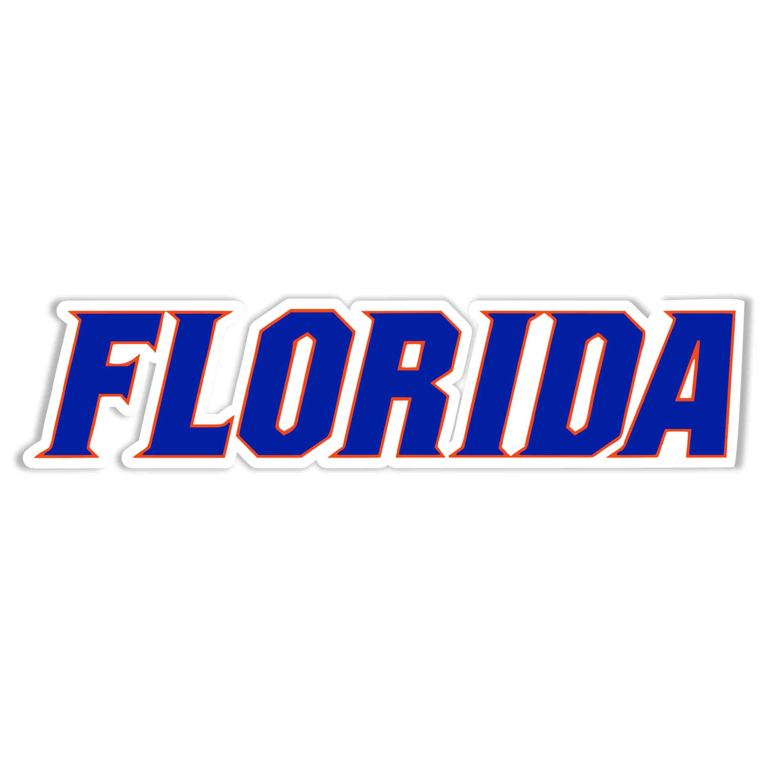 Florida Gators Full Color Vinyl Decal - Custom Size
