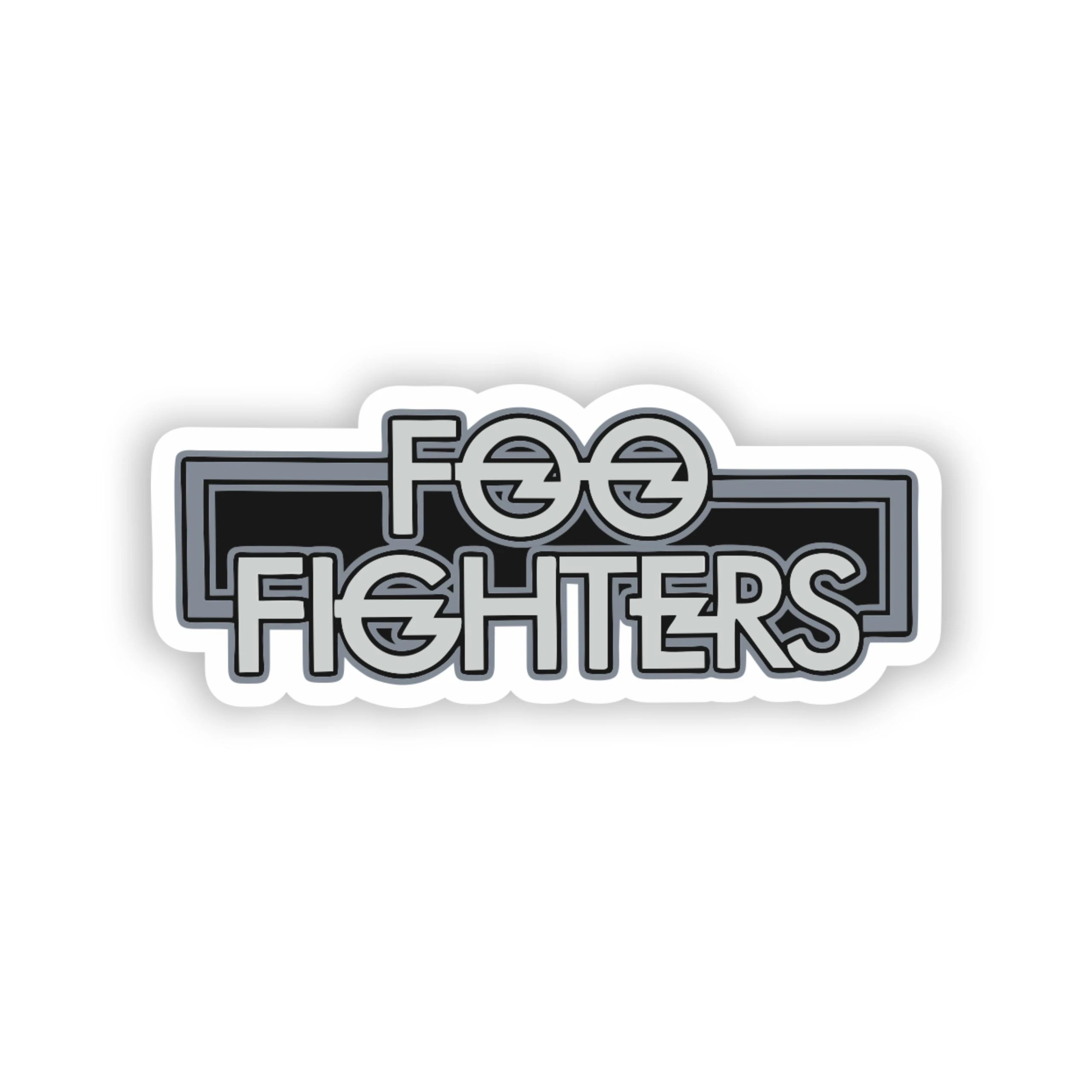 Foo Fighters - Name 3 - Full Color Vinyl Sticker - Custom Size