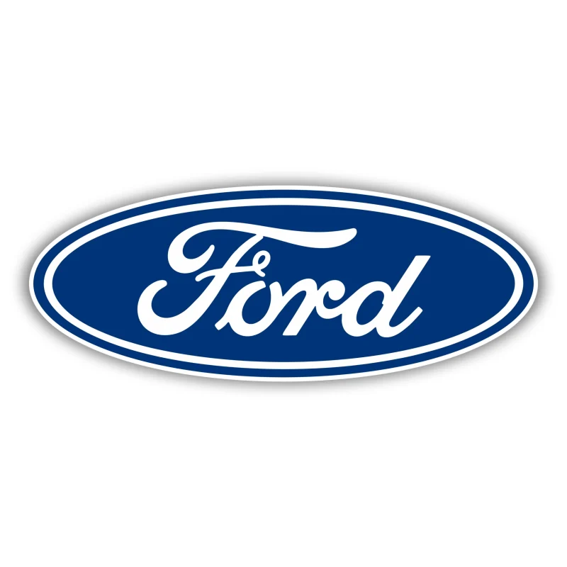 Ford - Full Color Vinyl Sticker - Custom Size