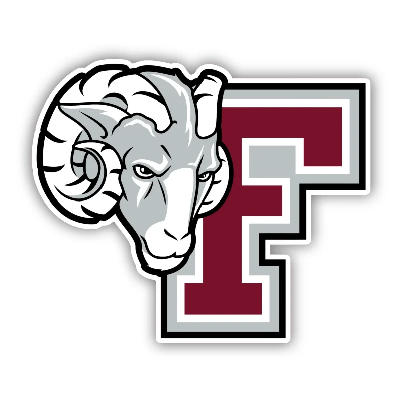 Fordham Rams - Full Color Vinyl Decal - Custom Size