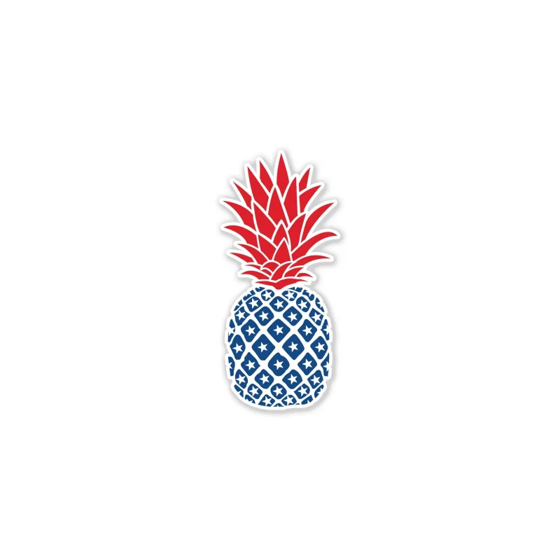 Fourth Of July Full Color Vinyl Sticker - Custom Size