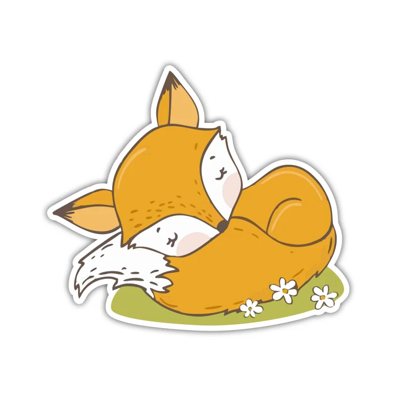 Fox - Iron On DTF Transfer - Custom Size