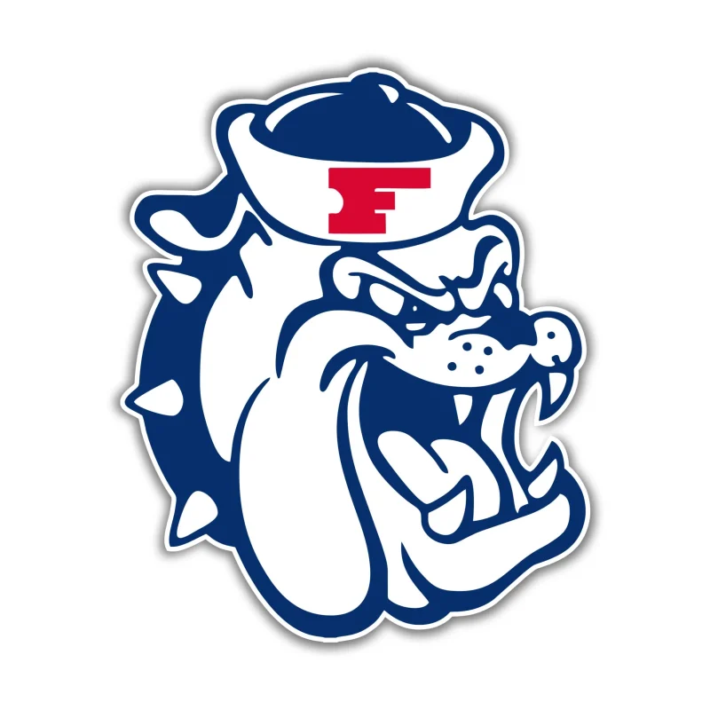 Fresno State Bulldogs Full Color Vinyl Decal - Custom Size