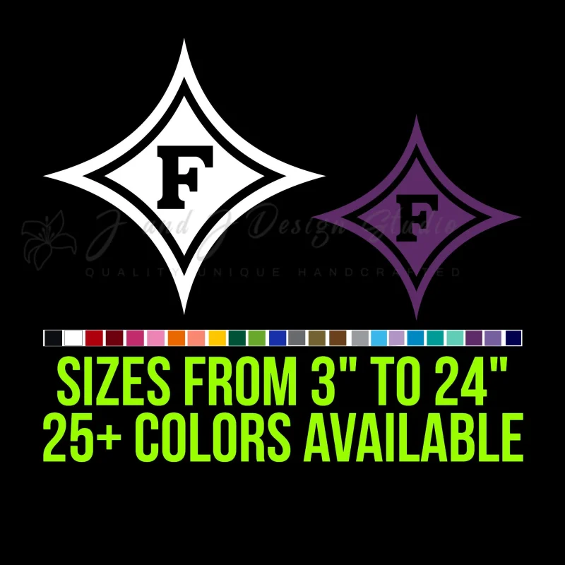 Furman Paladins Vinyl Decal - Custom Size