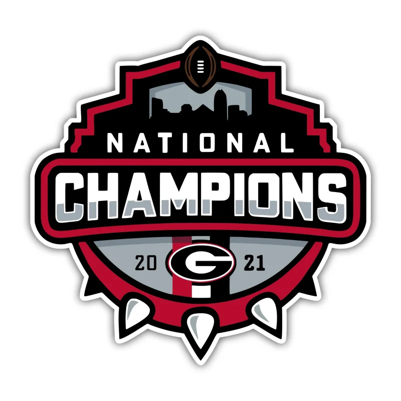 Georgia Bulldogs - National Champions 2021 - Iron On DTF Transfer - Custom Size