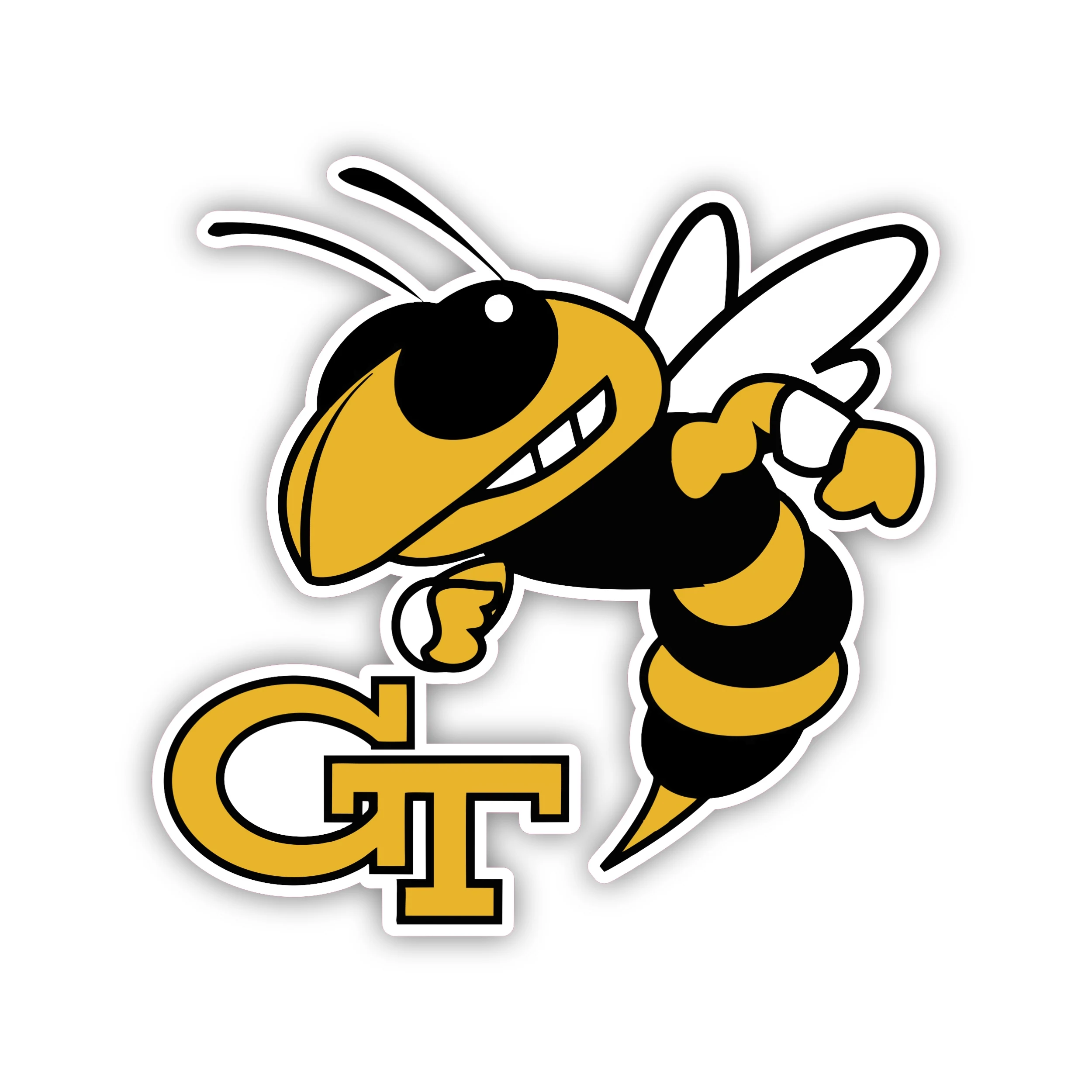 Georgia Tech Yellow Jackets - Iron On DTF Transfer - Custom Size