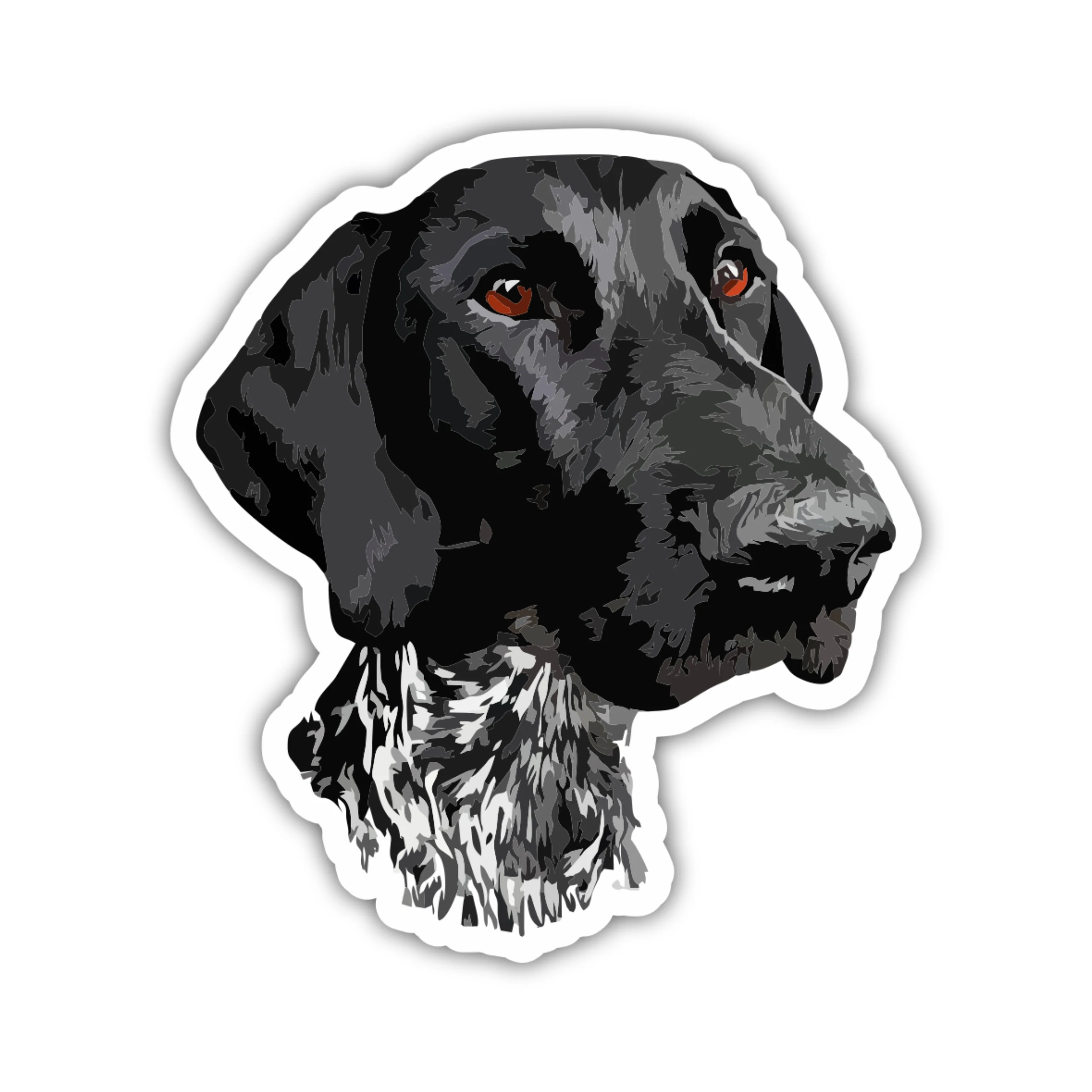 German Shorthaired Pointer - Iron On DTF Transfer - Custom Size
