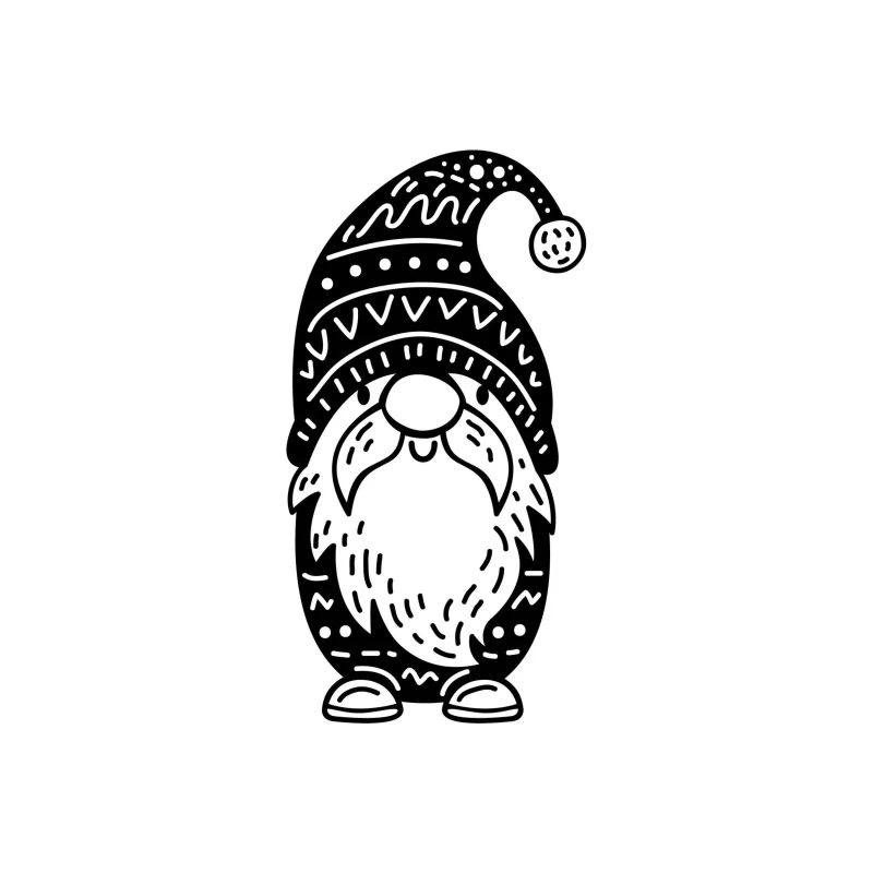 Gnome Vinyl Decal - Custom Size