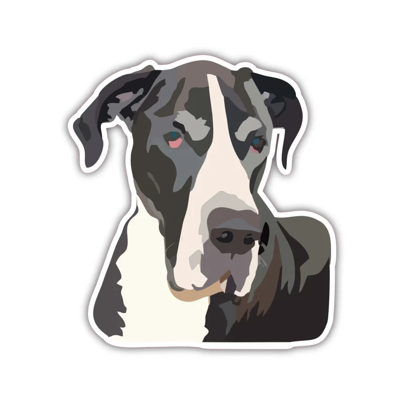 Great Dane - Iron On DTF Transfer - Custom Size