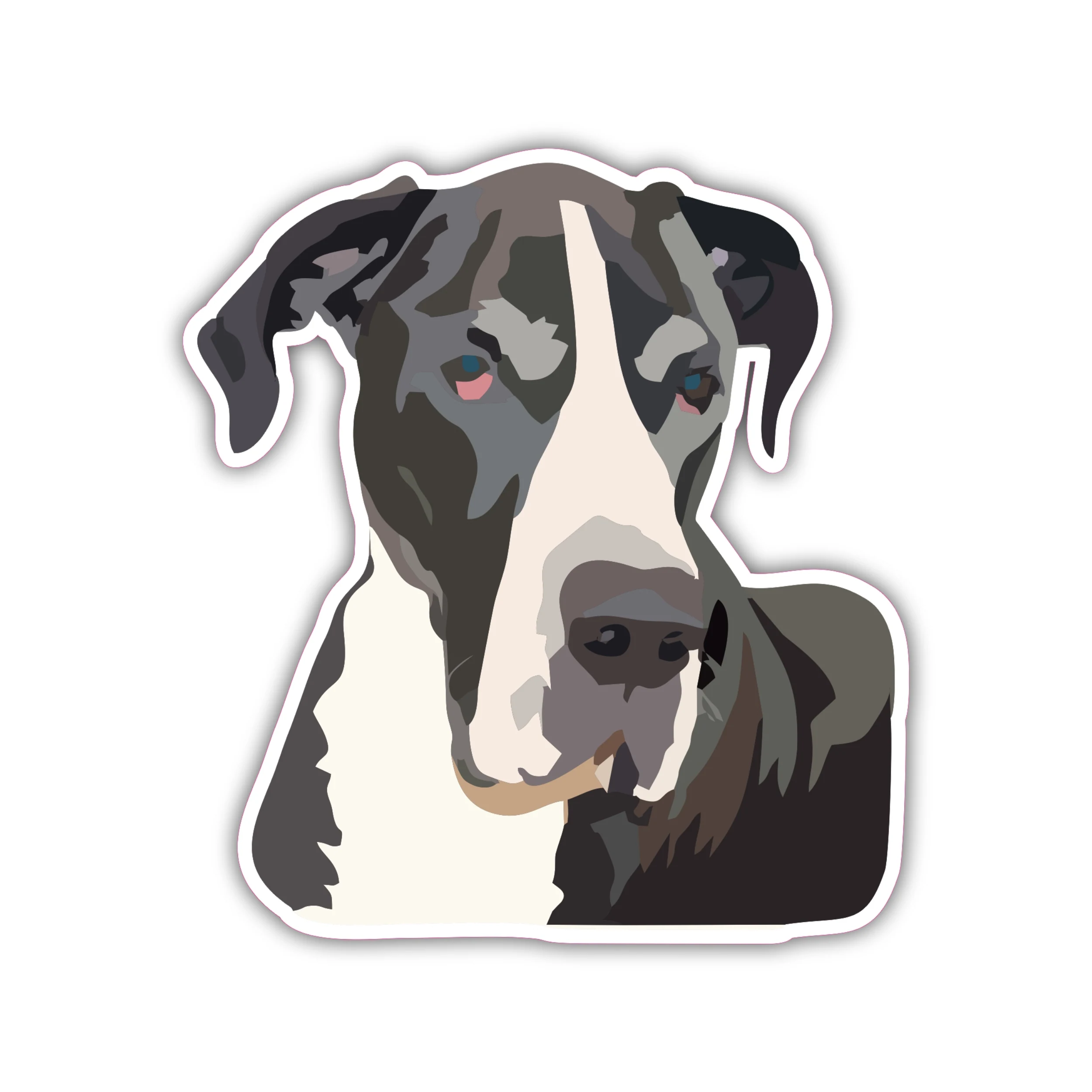 Great Dane - Iron On DTF Transfer - Custom Size