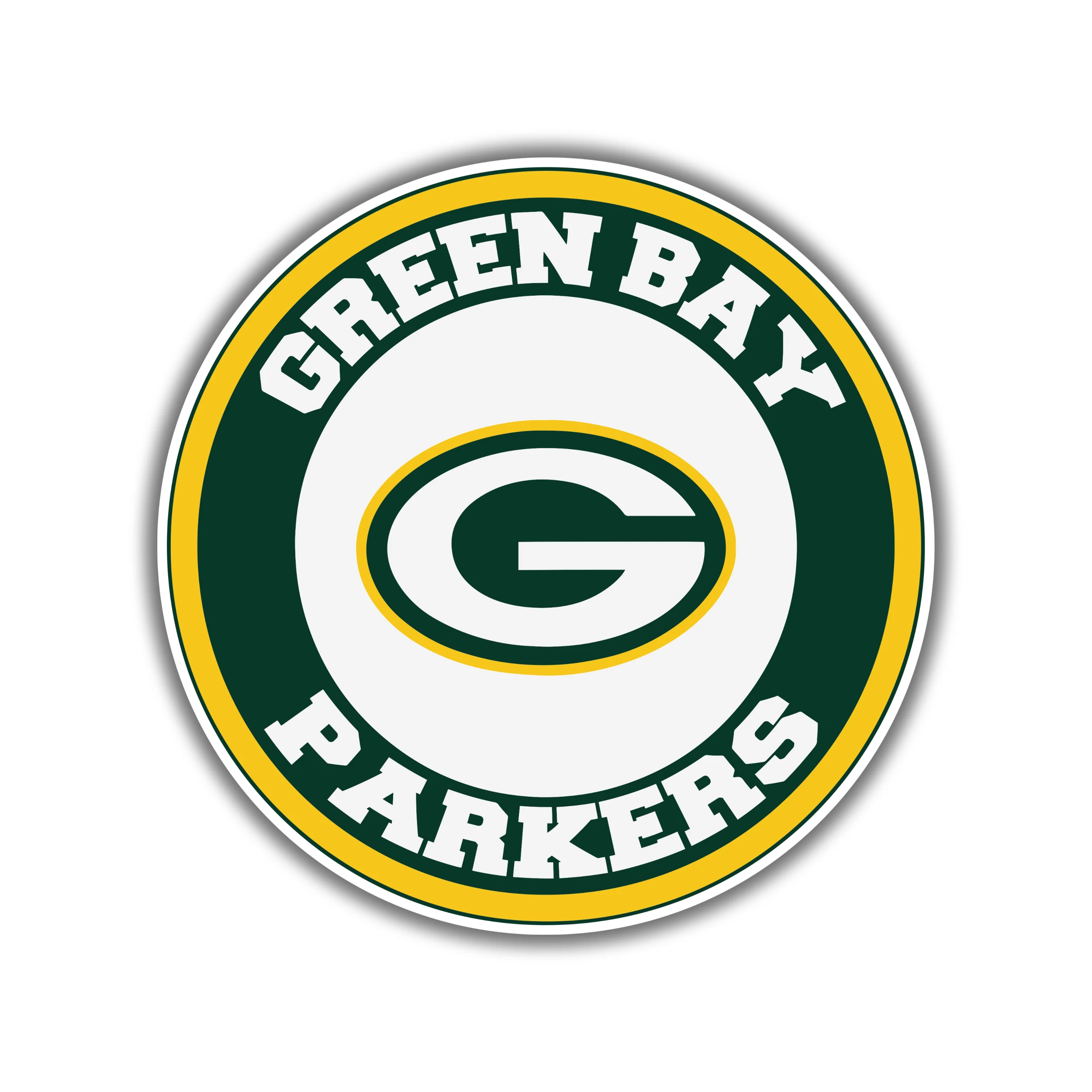 Green Bay Packers - Green Circle - Temporary Tattoo