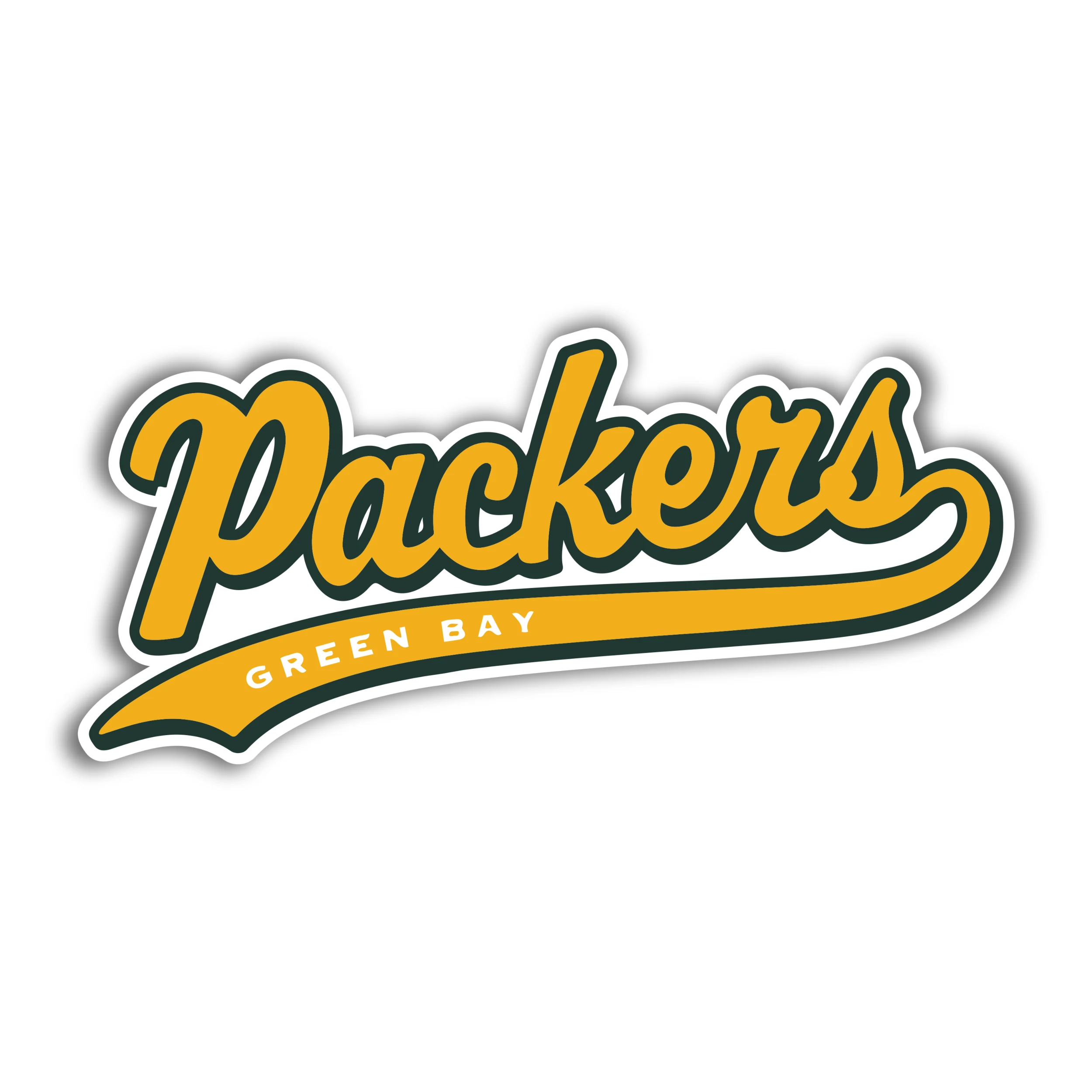 Green Bay Packers - Yellow Packers - Temporary Tattoo