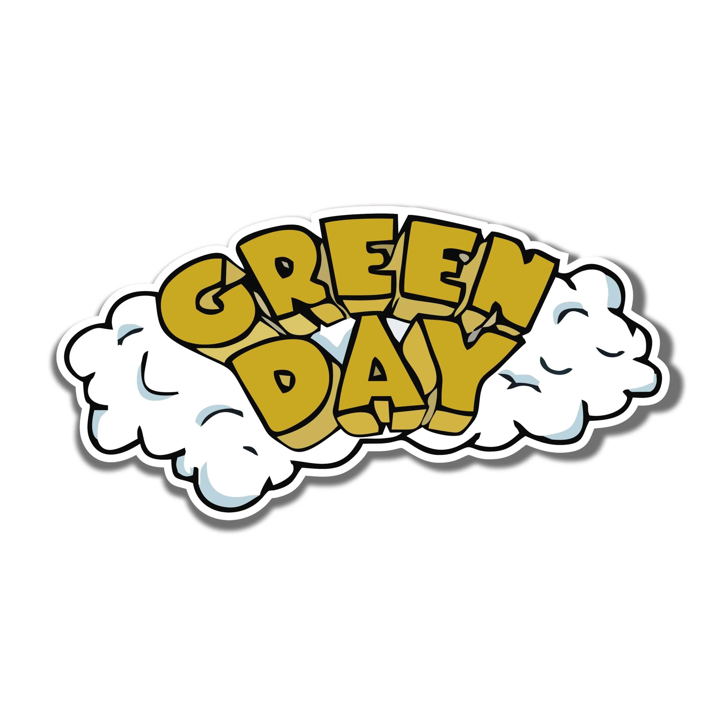 Green Day Full Color Vinyl Decal - Custom Size