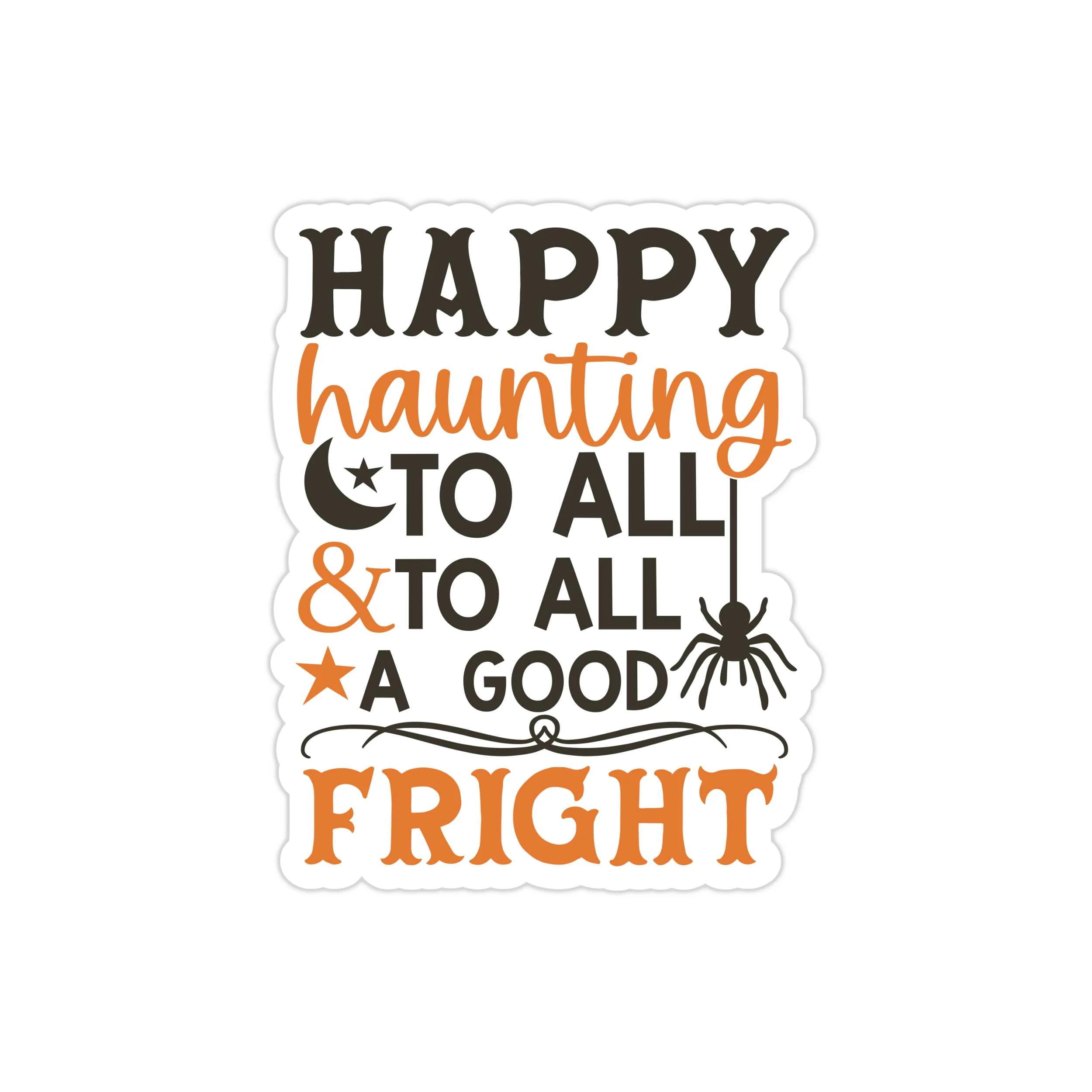 Halloween Full Color Vinyl Decal - Custom Size