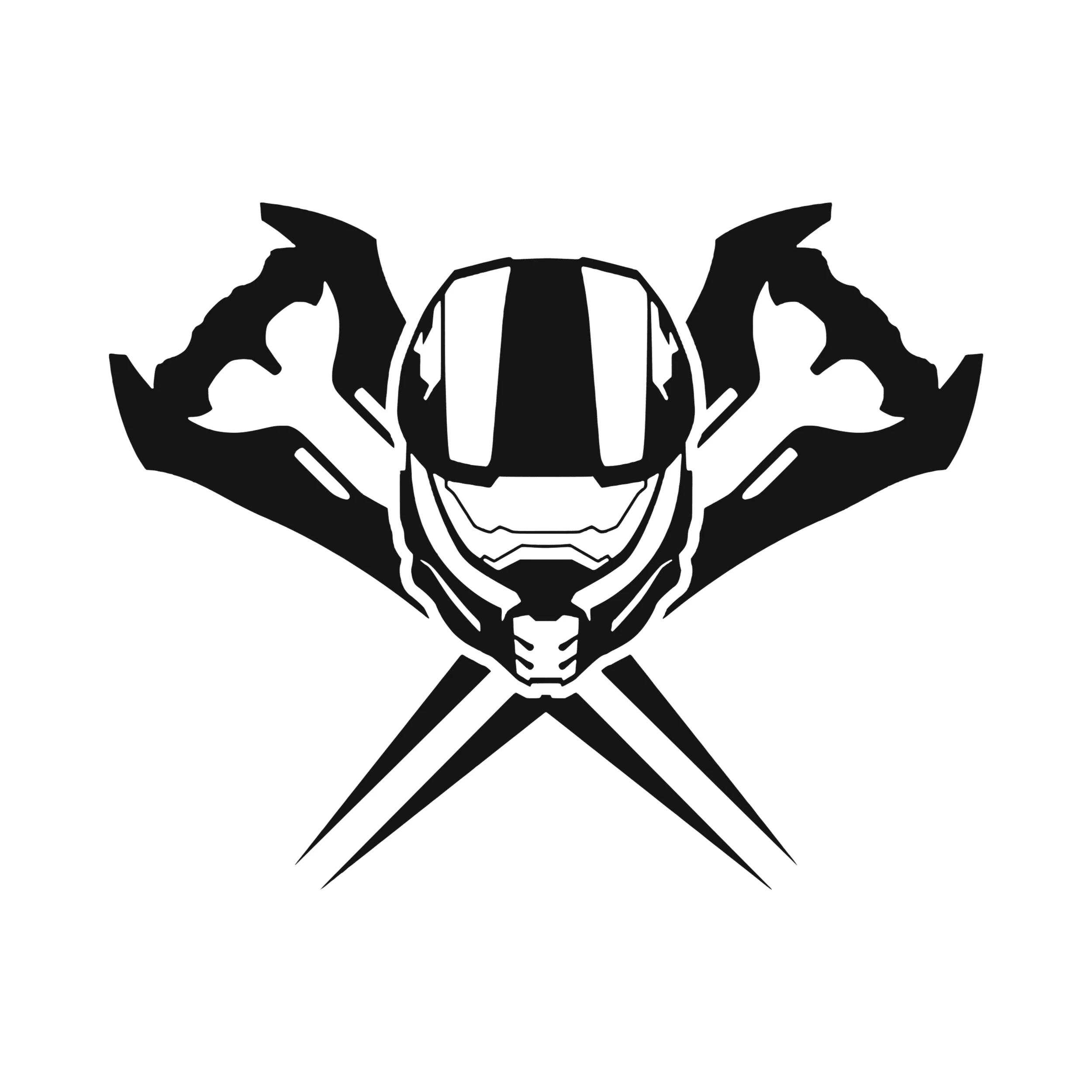Halo Vinyl Decal - Custom Size - Custom Size