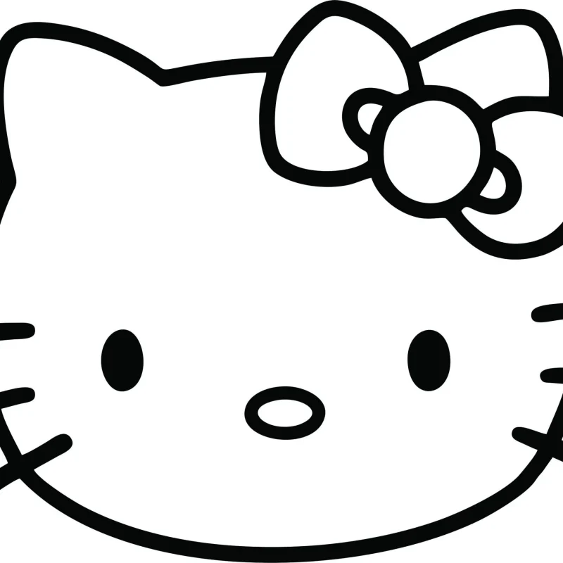 Hello Kitty - Vinyl Decal- Custom Size
