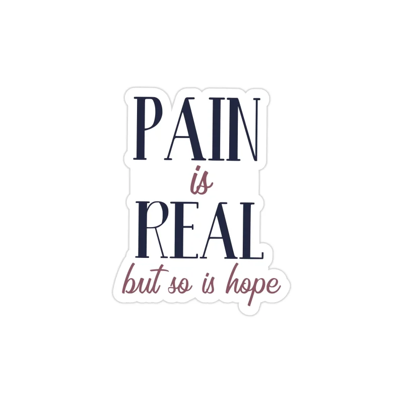 Hope is Real Full Color Vinyl Decal - Custom Size