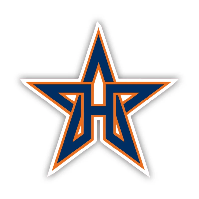 Houston Astros - Star - Iron On DTF Transfer - Custom Size