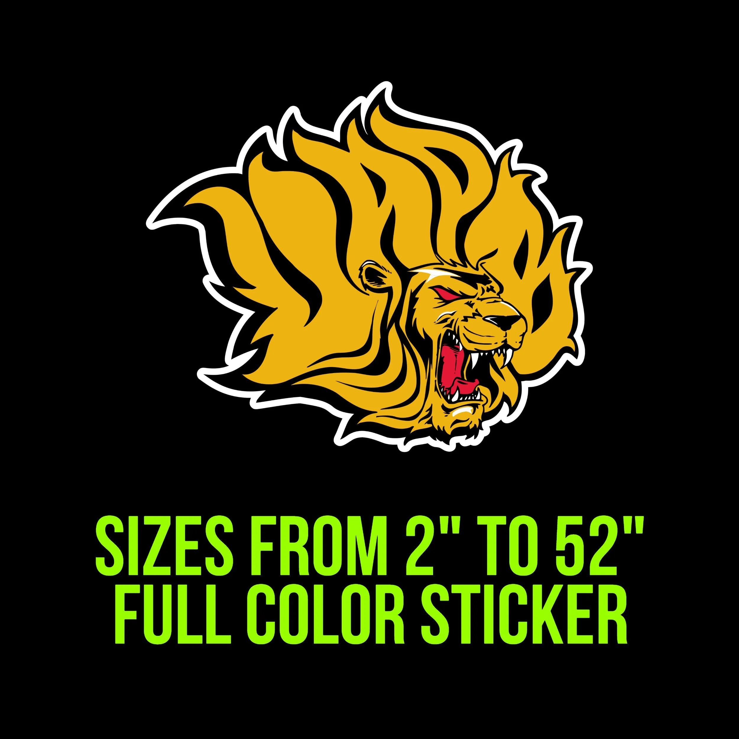 Arkansas PB Golden Lions Vinyl Decal - Custom Size