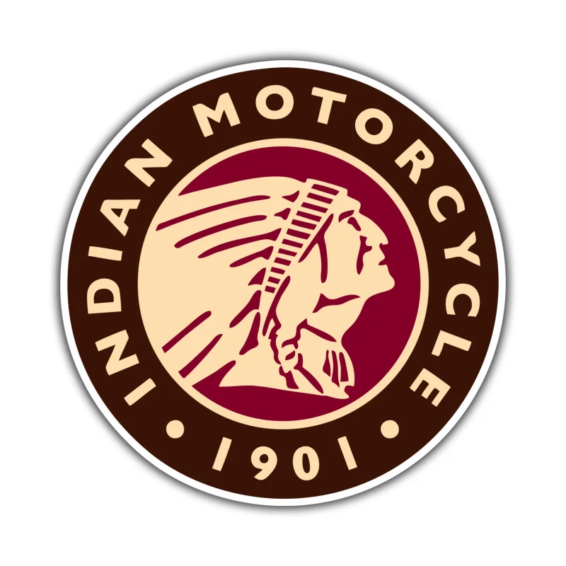 Indian Motorcycles Full Color Vinyl Decal- Custom Size