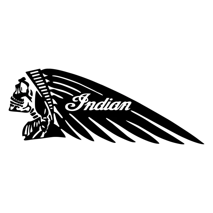 Indian Motorcycles Vinyl Decal – Custom Size – Sports Stickers USA